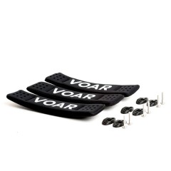 Straps Voar Néoprène droits x3 (+ vis)