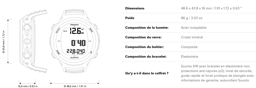 montre suunto d4f montre suunto d4f