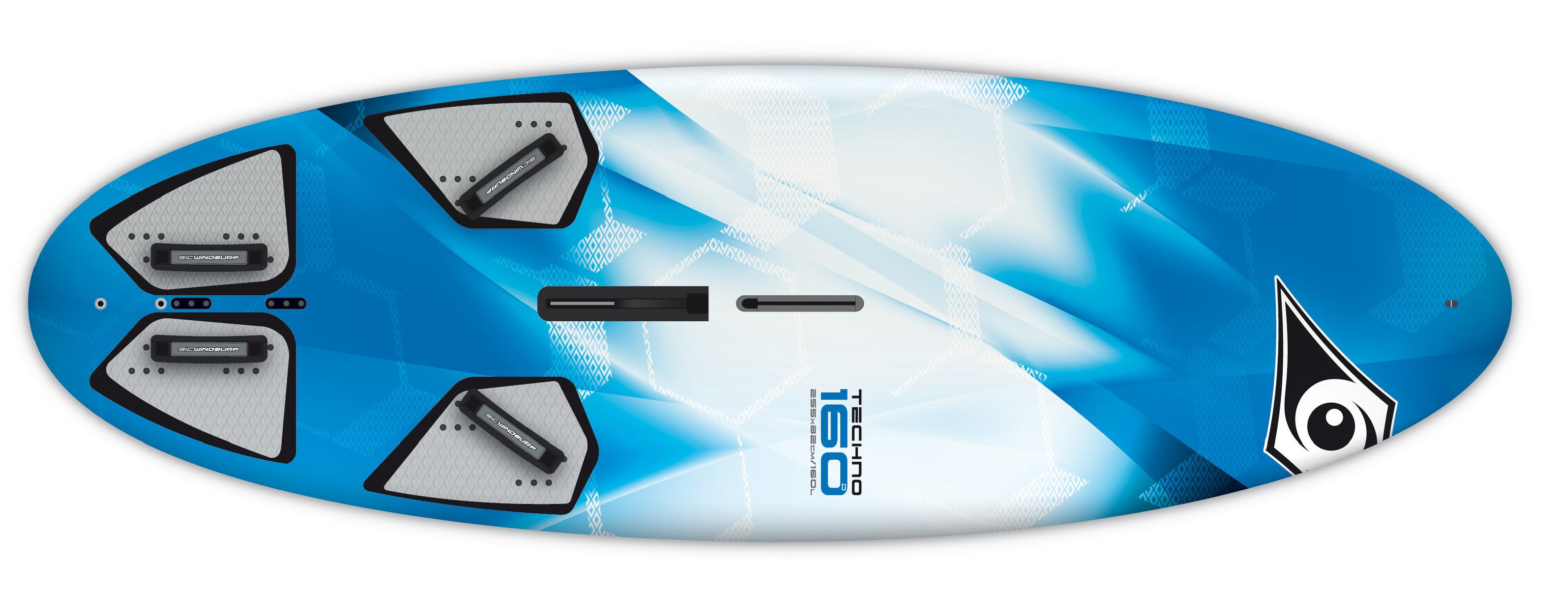 Planche Bic Techno 160 D la planche à voile à dérive pour apprendre le windsurf, la Bic 160D